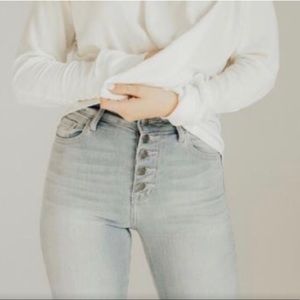 Carly Jean Los Angeles Ada high rise skinny jeans